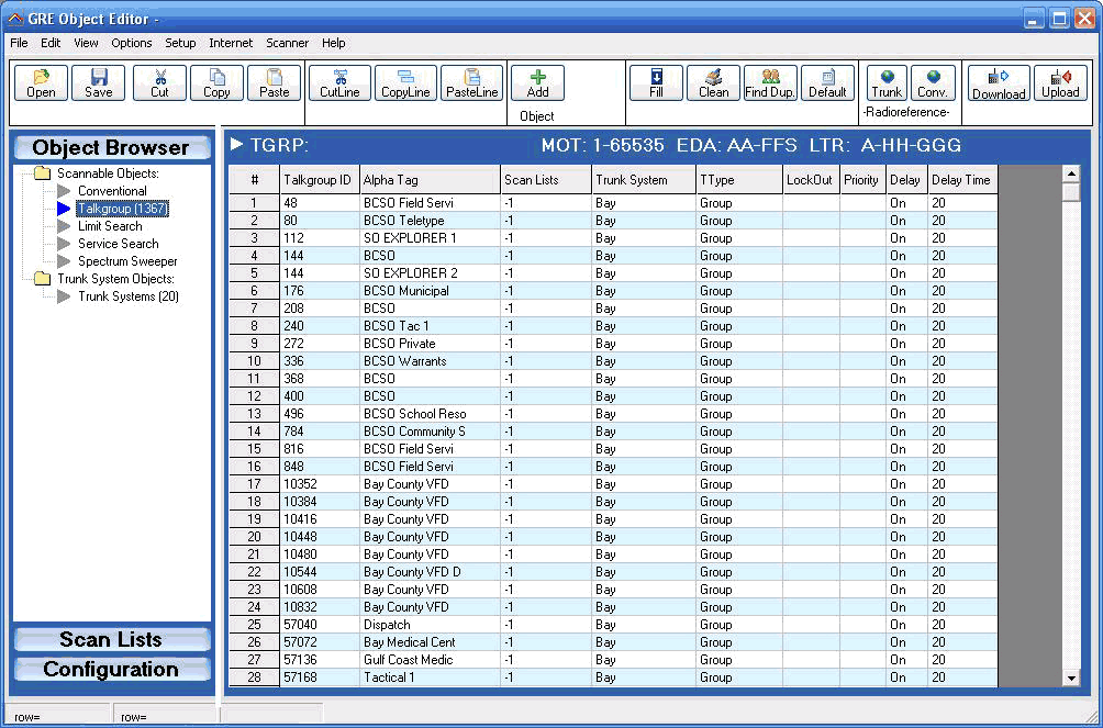 butel scanner programming software
